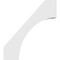 Ekena Millwork 5 1/2-in. W x 32-in. D x 36-in. H Westlake Architectural Grade PVC Knee Brace BRCP055X32X36WTL - alternate 5